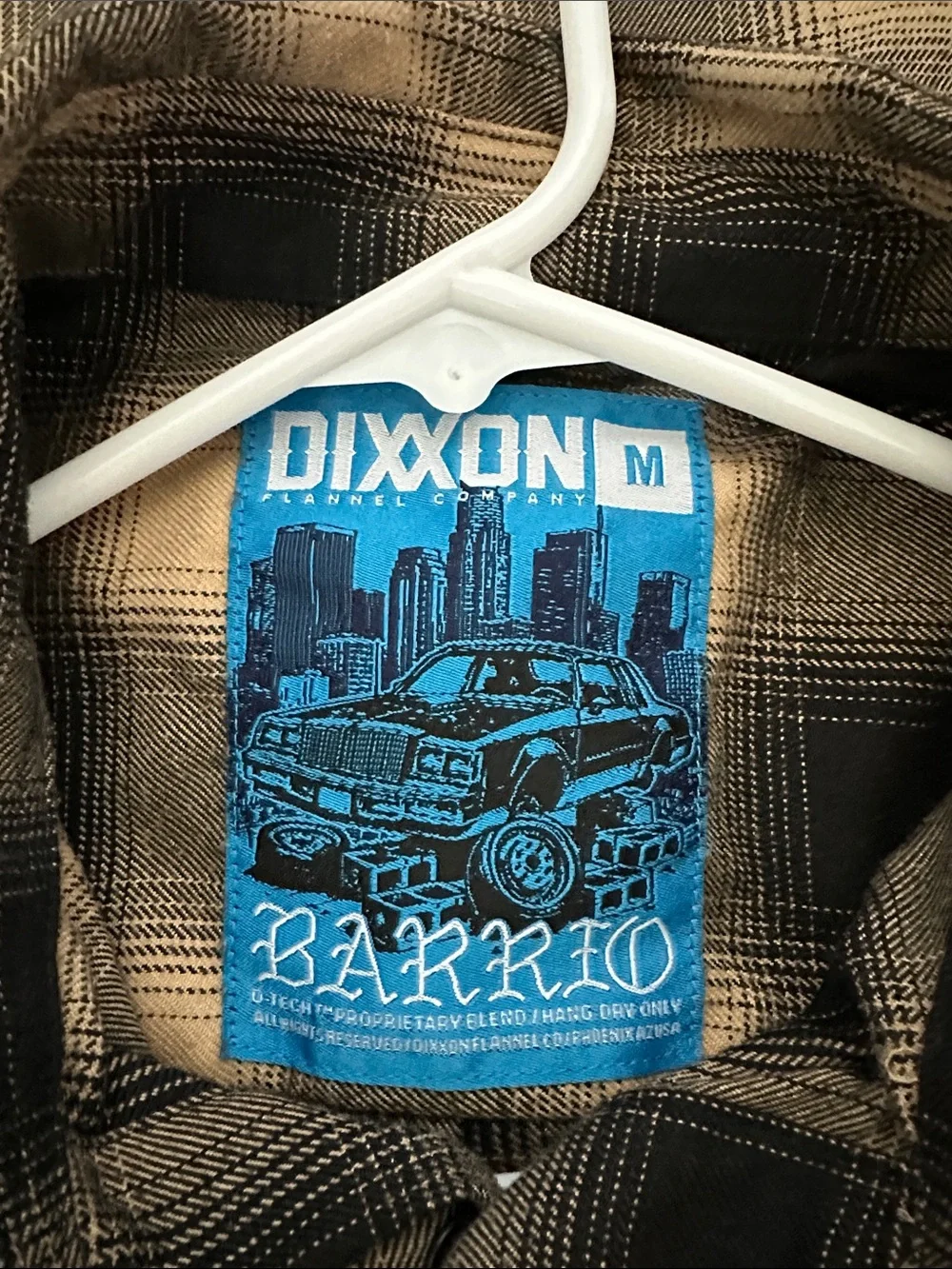 Dixxon Barrio Heritage Men’s Flannel Size M